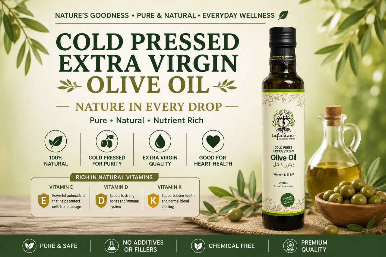 Pure, Powerful & Natural: Cold Pressed Extra Virgin Olive Oil
