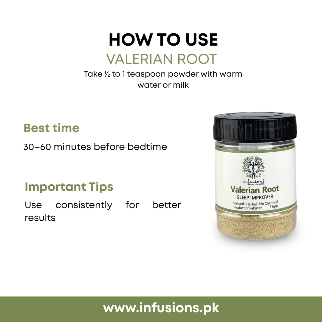 How to use Valerian Root Powder - directions for use, dosage and step-by-step instructions