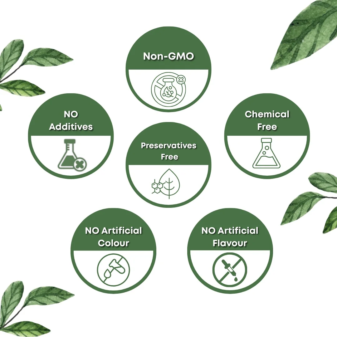 Happy Tummy authentic herbal texture, organic botanical ingredients and purity assurance