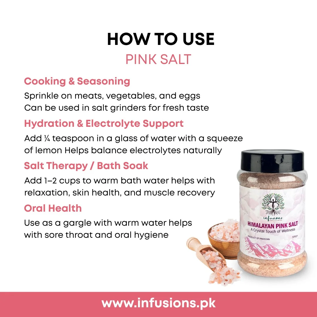 How to use Himalayan Pink Salt - directions for use, dosage and step-by-step instructions