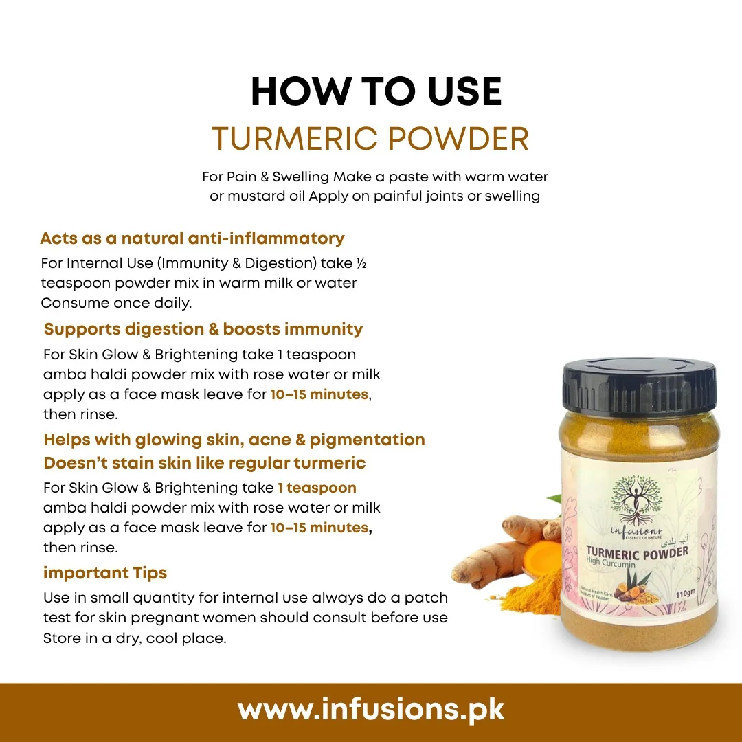 How to use Turmeric Powder - directions for use, dosage and step-by-step instructions