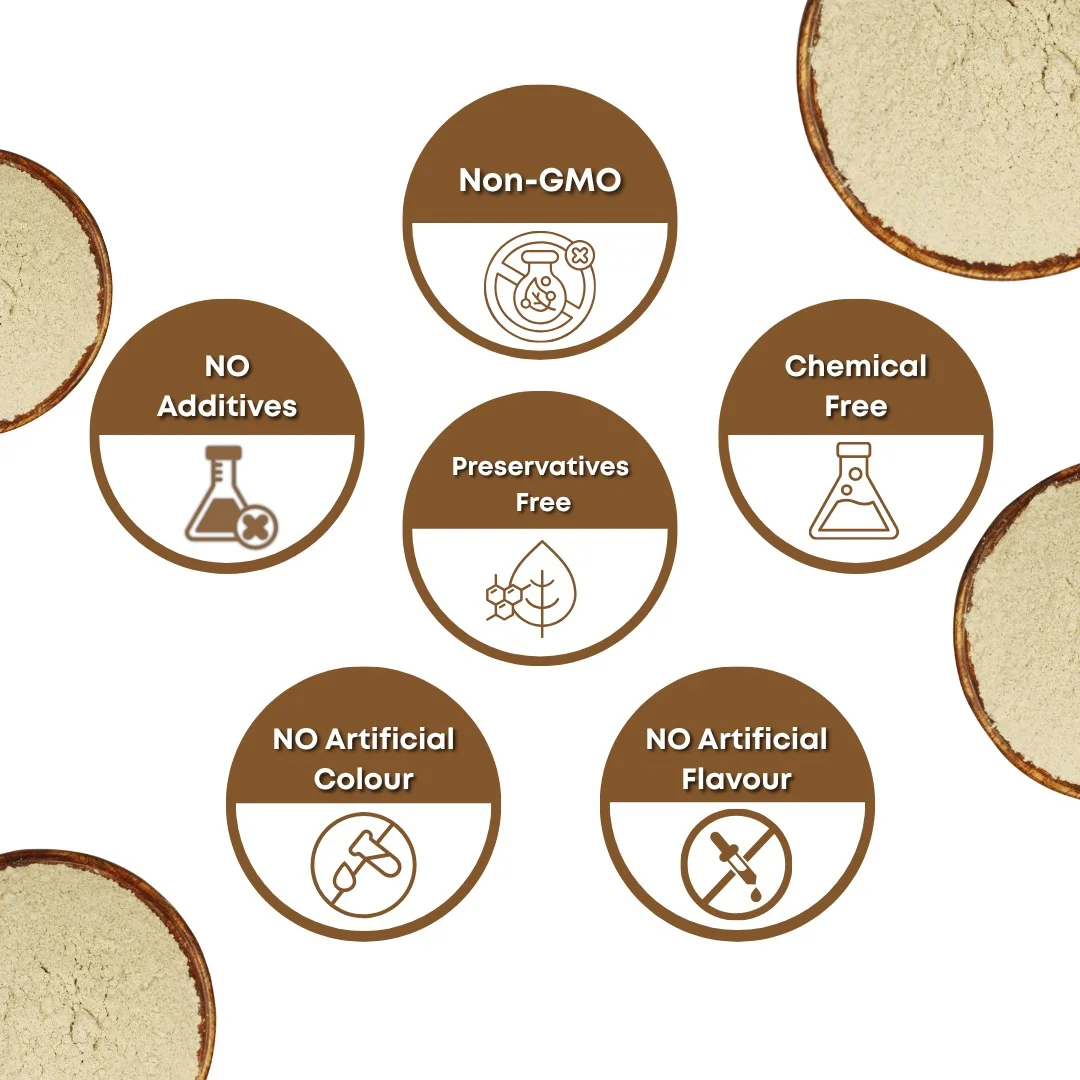 Kaunch Seeds Capsules 100% pure herbal formulation seals - non-GMO, preservative-free and lab-tested