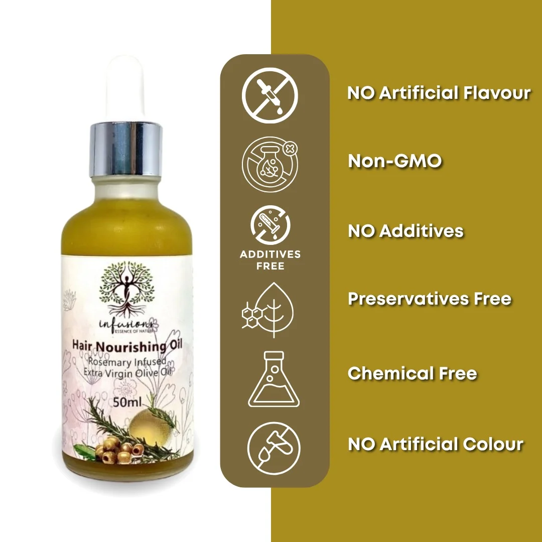 Hair Nourishing Oil 100% pure cold-pressed quality seals - chemical-free, unrefined and natural