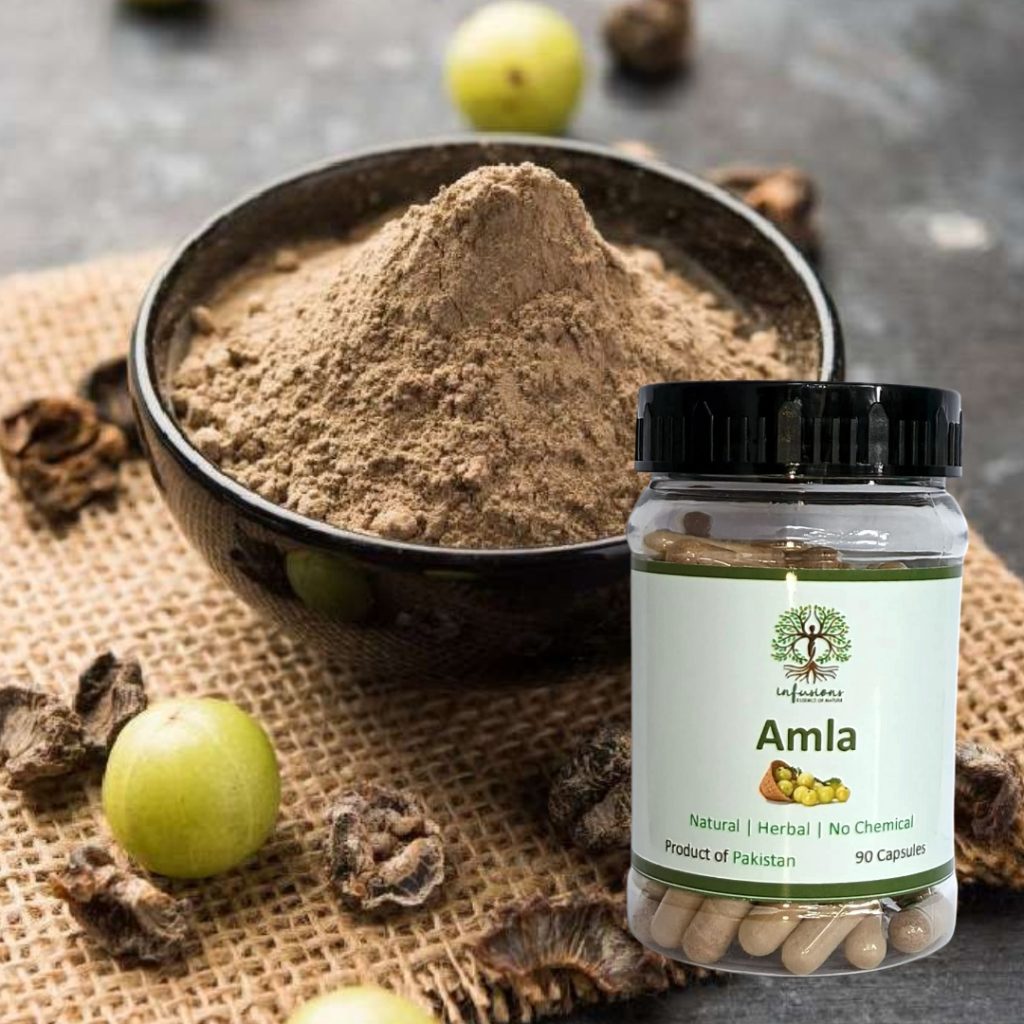 100% Pure Amla Powder Capsules – Natural Vitamin C & Immunity Booster